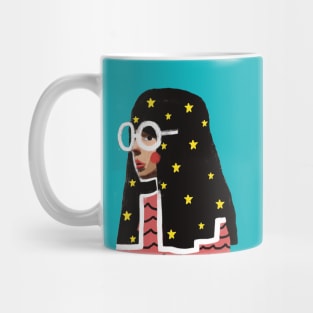 The Girl With Stars In Her Hair Mug